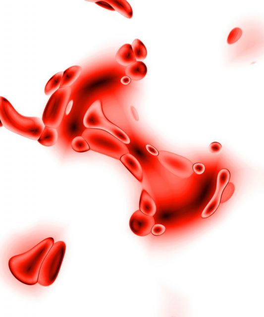 Bloody Discharge - 3d rendering of some red blood cells