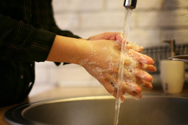 Hygiene. Cleaning Hands. Washing hands.