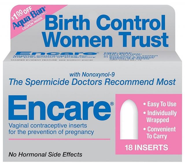 Encare Vaginal Contraceptive Inserts