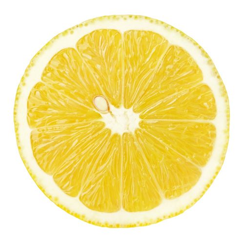 Peeling feet: lemon