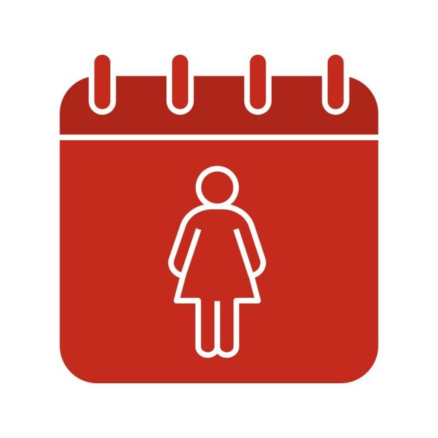 International Women's Day glyph color icon