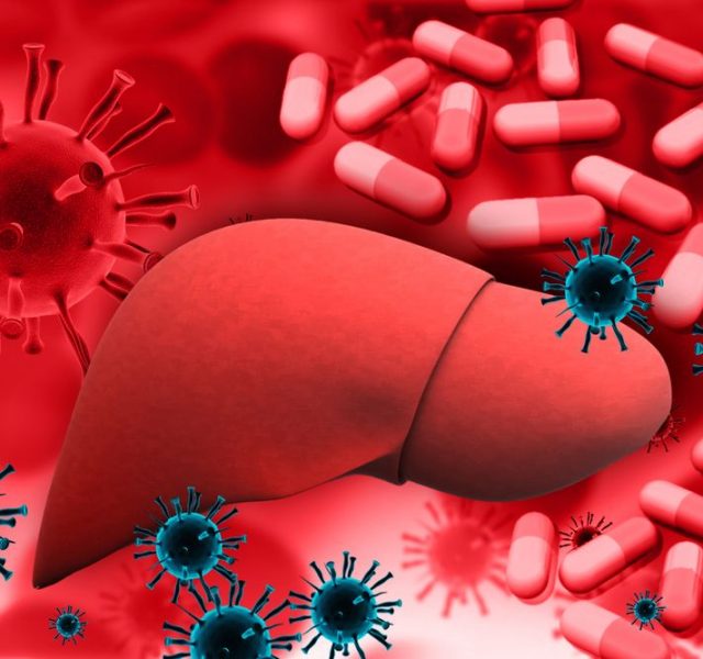 Liver Infection with hepatitis viruses and medicine therapy