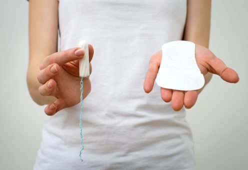 Change tampons and pads as often as possible