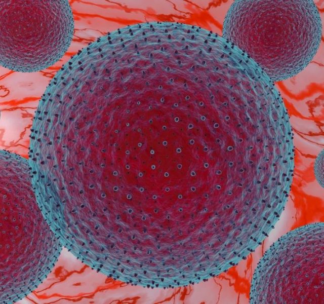 Chlamydia trachomatis microscopy magnification 3D illustration